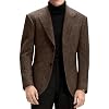 Mens Blazer Retro Herringbone Tweed Suit Jacket Men Wool Blend 2 Button Peak Lapel Men Sport Coats for Wedding Prom