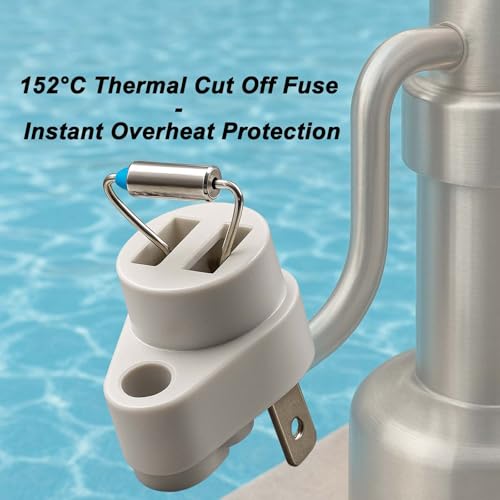 Image of 005899F Thermal Cut Off Fuse 152C Compatible with Raypak 005899F Zodiac R0012200, Fuse Thermal Fuse Link Accessories,Replacement for Swimming Pool Heaters Rollout Switch(3PCS)