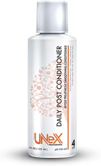 UNEX Daily Post Conditioner with argan oil 4oz(125ml)- Sodium Chloride & Sodium Sulfate Free