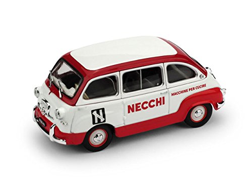  FIAT 600 MULTIPLA 1960 MACCHINE DA CUCIRE NECCHI 1:43 - Veicoli Commerciali - Brumm - Die Cast - Modellino
