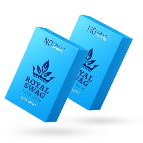 Image of ROYAL SWAG Mint Flavour Wellness Sticks 10 Sticks Each Pack of 2 Boxes Ayurvedic Herbal Blend Wellness Sticks