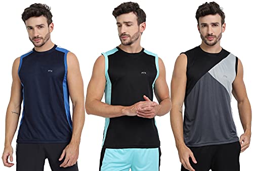 Image of FTX Men's Solid Regular Fit T-Shirt