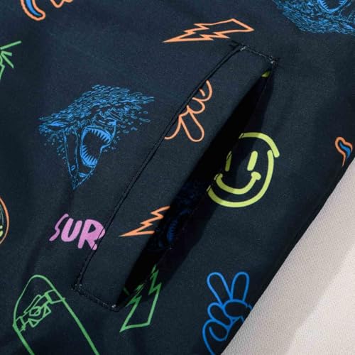Image of SUNDAY ROSE Boys Windbreaker Jacket Hooded Lightweight Windroof Water-resistant Outdoor Coats for Kids