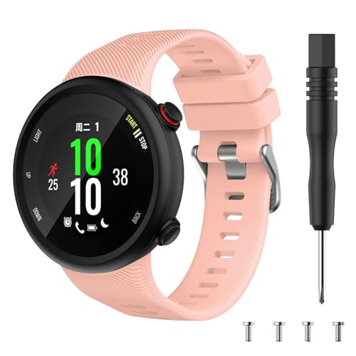 Correa de silicona para Garmin Swim 2, correa de reloj inteligente, pulsera deportiva para Garmin Forerunner 45 45s, accesorios de pulsera, rosa, para Forerunner 45s, For Forerunner 45s