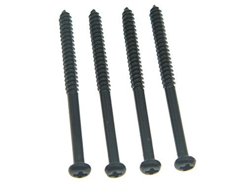 Dopro Pack of 20 Bass Guitar Pickup Mounting Screws Pickup Springs Fits Precision P Bass Jazz J Bass or P90 Pickups Black - Image 3