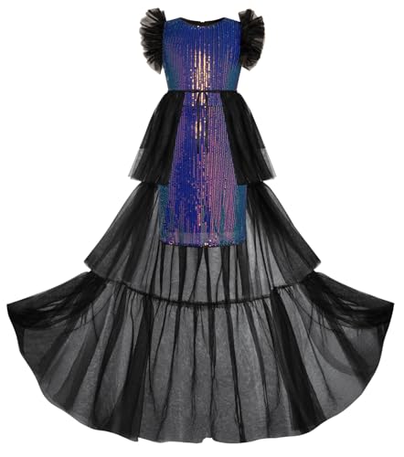 GRACE KARIN Mädchen Kleider Hochzeit Abnehmbar Tüllkleid Festlich...