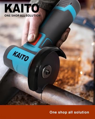Image of KAITO Cutting Disc for Mini Angle Grinder - 3 Inch (75-80MM) (Pack of 3) | Metal Cutting Wheel for Iron, Steel, Copper & PVC | High-Speed Abrasive Cut-Off Blade | Durable & Fast Cutting