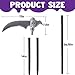 Halloween Scythe Grim Reaper Costume,Grim Reaper Weapon,Halloween Party Accessories for Halloween Themed Parties, Costume Parties, Photo Booth, Halloween Decorations