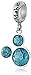 Disney Magic Happens Stainless Steel and Birthstone Mickey Mouse Bead Charm