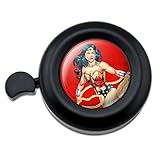 GRAPHICS & MORE Wonder Woman Character Bicycle Handlebar Bike Bell