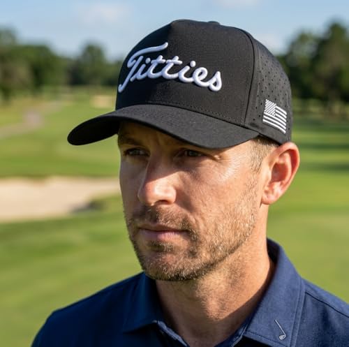 Image of Funny Golf Hat Gifts for Men, USA Funny Golf Cap with USA Flag, Gift Party, Birthdays, Wedding Gifts One-Size Fits All