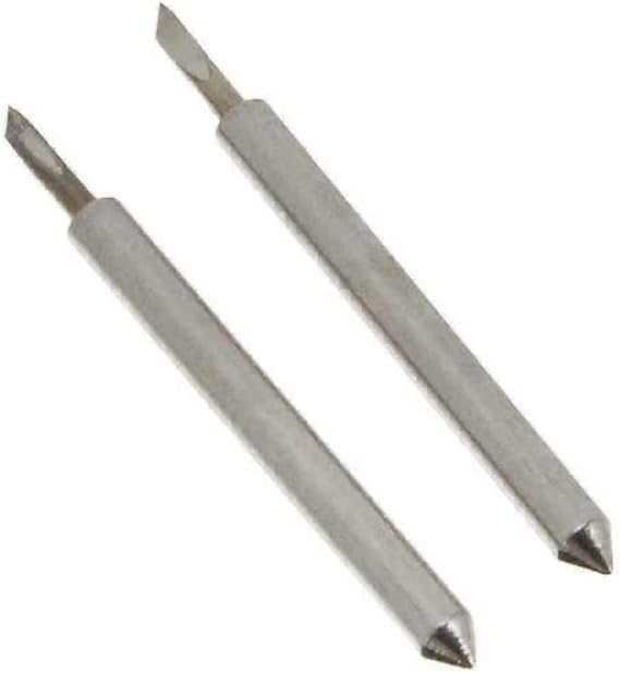 Cricut 2007457 Fine-Point replacement blade tips thin tip (2 ct), metal, 2-pack