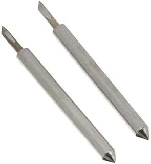 Cricut 2007457 Fine-Point yedek bıçak uçları ince uç (2 ct), metal, 2'li paket