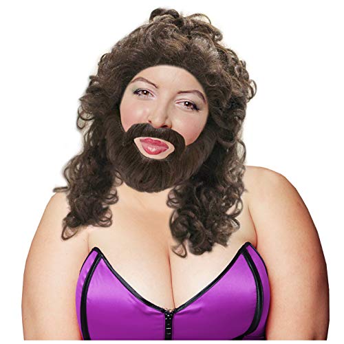 Bearded Lady Costume Bearded Lady Wig Beard for Bearded Lady Costume