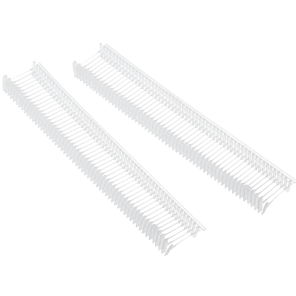 TOP-VIGOR 1000Pcs Tagging Barbs, 12mm Tagging Gun Fasteners, 0.47Inch Tag Pins, Plastic Standard Label Gun Price Tagging Barbs for Garment Price Tag Label, White