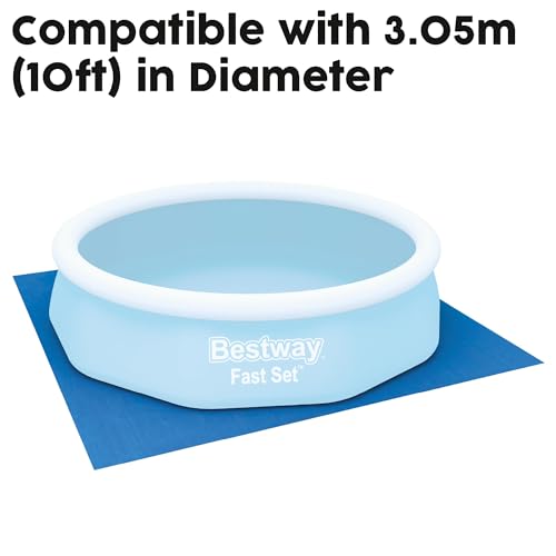 Bestway PE- Bodenplane 335 x 335 cm, blau, quadratisch
