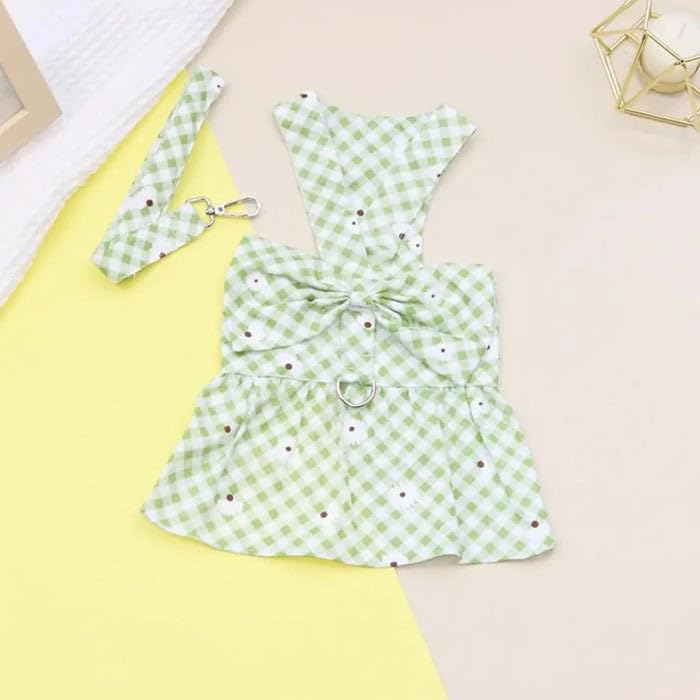 CLAWS N PAWS Dog Clothes| Gingham Harness Dress & Leash Set | Sizes and Colours Available| CLAWS N PAWS (B0D5DCB1XM) Amazon Price History, Amazon Price Tracker