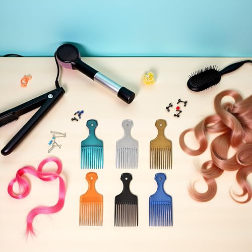 Peine para cabello rizado y barbería, 1 pieza miniatura 4
