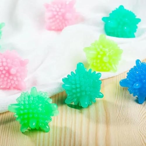 Image of Concepta Eco Friendly Washing Machine Laundry Balls Reusable Tangle Free, Scrubbing Laundry Balls, Hypoallergenic, and Chemical Free Unique Shape Best for Clean and Soft Anti-wrap Protection Washing Clothes (Pack of 15 Pis)