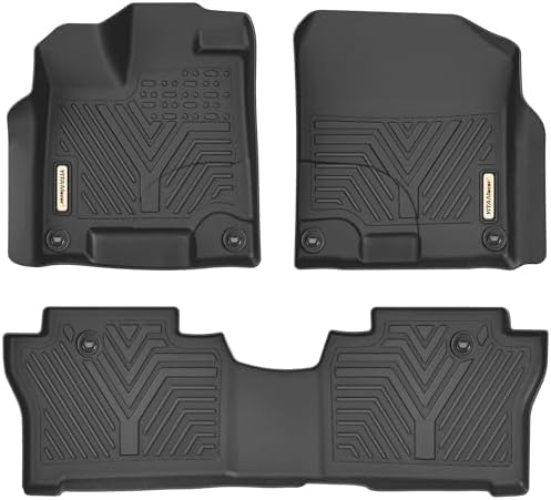 TPE All-Weather Floor Mats For 2013-2017 Honda Accord – 3D Molded, Black, Set Of 3