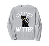 Photo Gallery cat lives matter gatti divertenti pet owner lover graphic felpa Photo Gallery cat lives matter gatti divertenti pet owner lover graphic felpa