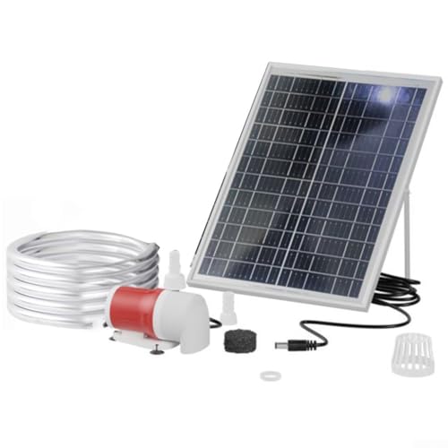 Pompe solaire pour fontaine solaire 25 W 1100 l/h avec moteur sans balais | Hauteur de levage de 5...