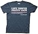 Ripple Junction Ferris Bueller's Day Off Life Moves Quote Adult T-Shirt XL Heather Navy