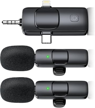 Microphone for iPhone: MENERESAS Noise Reduction Lapel Mic