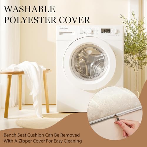 Coussin de banc imperméable intérieur 90x30 anti-griffes