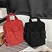 mochila Negras mochila de lona unisex de moda para estudiantes universitarios Imagen de mochila Negras mochila de lona unisex de moda para estudiantes universitarios