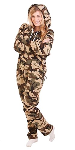 Forever Lazy Adult Onesie - Green Comatose Camo - XXL