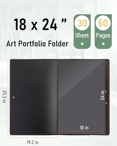 Nicpro 18X24 Large Art Portfolio Folder thumb #1