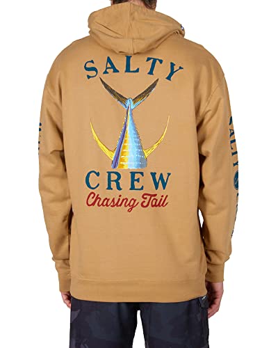 Image of Salty Crew Men's Tailed Hood Fleece - Men's Fashion Casual Long Sleeve Hoodie Cotton - Lifestyle Beach Apparel