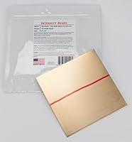 Algopix Similar Product 9 - Red Brass 20 Gauge Sheet - 6" x 6"