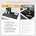 Silicone Coffee Mat, 24''x16'' Bar Mat with Detachable Dish Drying Mat - Fits Under Coffee Maker & Dish Rack
