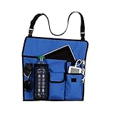 Beach Chair Handy Pocket, Outdoor Chairs Hanging Storage Pouch, Tote Bag Shoulder Side Bag for Camping SND24 (blue)