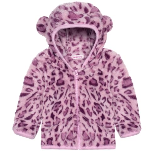 Image of JESKIDS Toddler Girls Boys Fleece Hoody Jacket Zip Up Teddy Coat Warm Winter Outwear