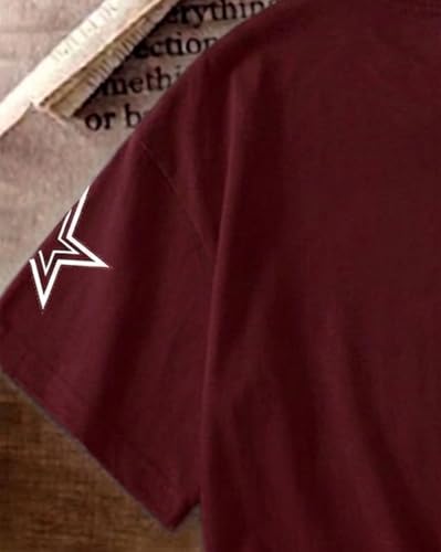 Image of Women Printed Round Neck Cotton Blend T-Shirt, Oversized Fit Half Sleeve Tshirts, Graphic Printed T-Shirt for Women