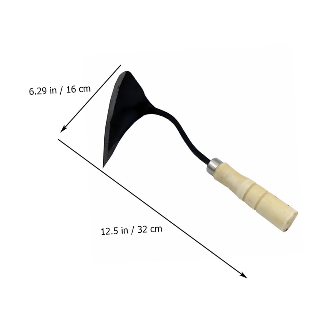 Abaodam Weeding Rake for Weeding Cultivators Gardening Tool Bent-Neck Hoe for Farm Garden