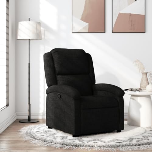 ARKEM Sillón reclinable de Tela Negro Sillon Orejero Reclinable Sillon Elevador Sofa Reclinable