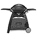 Weber Family Q Premium BBQ Black (Q3200) - Barbeque Grill for Roasting, Grilling, Cooking, Backyard, Deck - Versatile, Easy to Start & Easy to Clean Premium Family Barbeque LPG