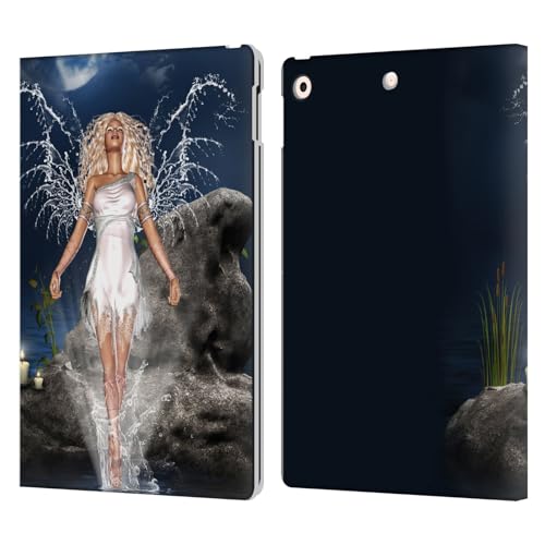 Protection iPad 10.2 en cuir édition d'art Simone Gatterwe Ange de l'eau