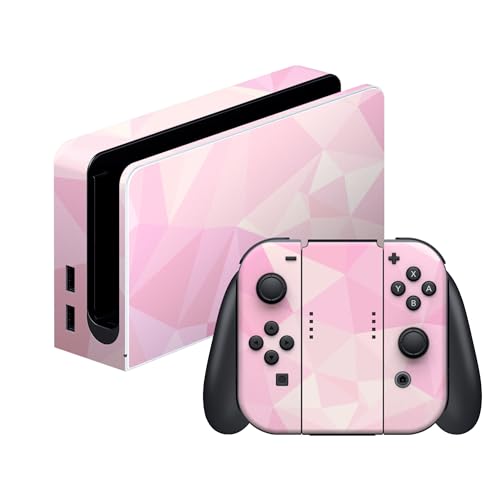 Image of Razer Console Skin: Switch - Full Wrap - Premium 3M Cast Vinyl - Scratch Protection - Unique Designs & Finishes - Easy Application - Geometric Quartz