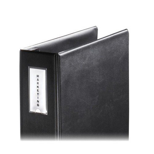 12 Pochettes Transparentes Auto-adhésives Pour étiquettes - 11x3cm - PVC - Pour étagères Et Boîtes Aux Lettres