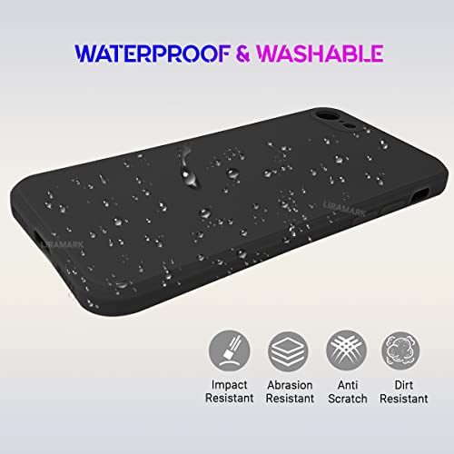 Image of LIRAMARK Silicone Soft Back Cover Case for Apple iPhone 6 / iPhone 6s (Silicone Black)