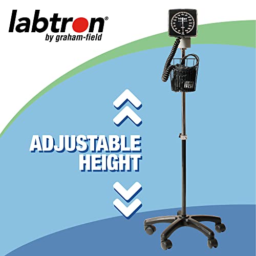 Image of Graham-Field Mobile Blood Pressure Monitor with Rolling Stand, Adult Large BP Cuff, Height-Adjustable