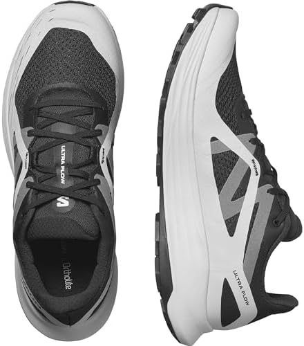 Salomon Men's Ultra Flow Hiking Shoe, Black/Glacier Gray/Quiet Shade, 14 | Image 6