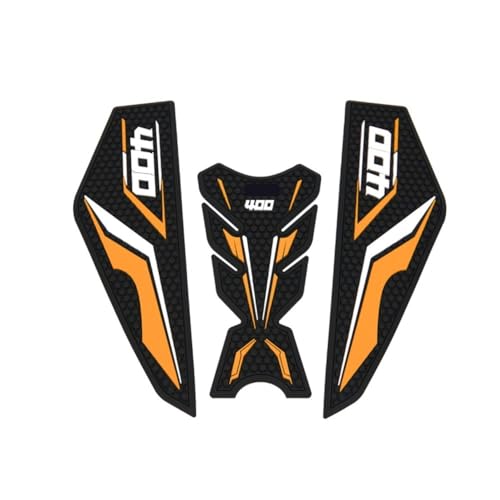Autocollants réservoir moto Z400 2021-2023 protection caoutchouc noir anti-rayures