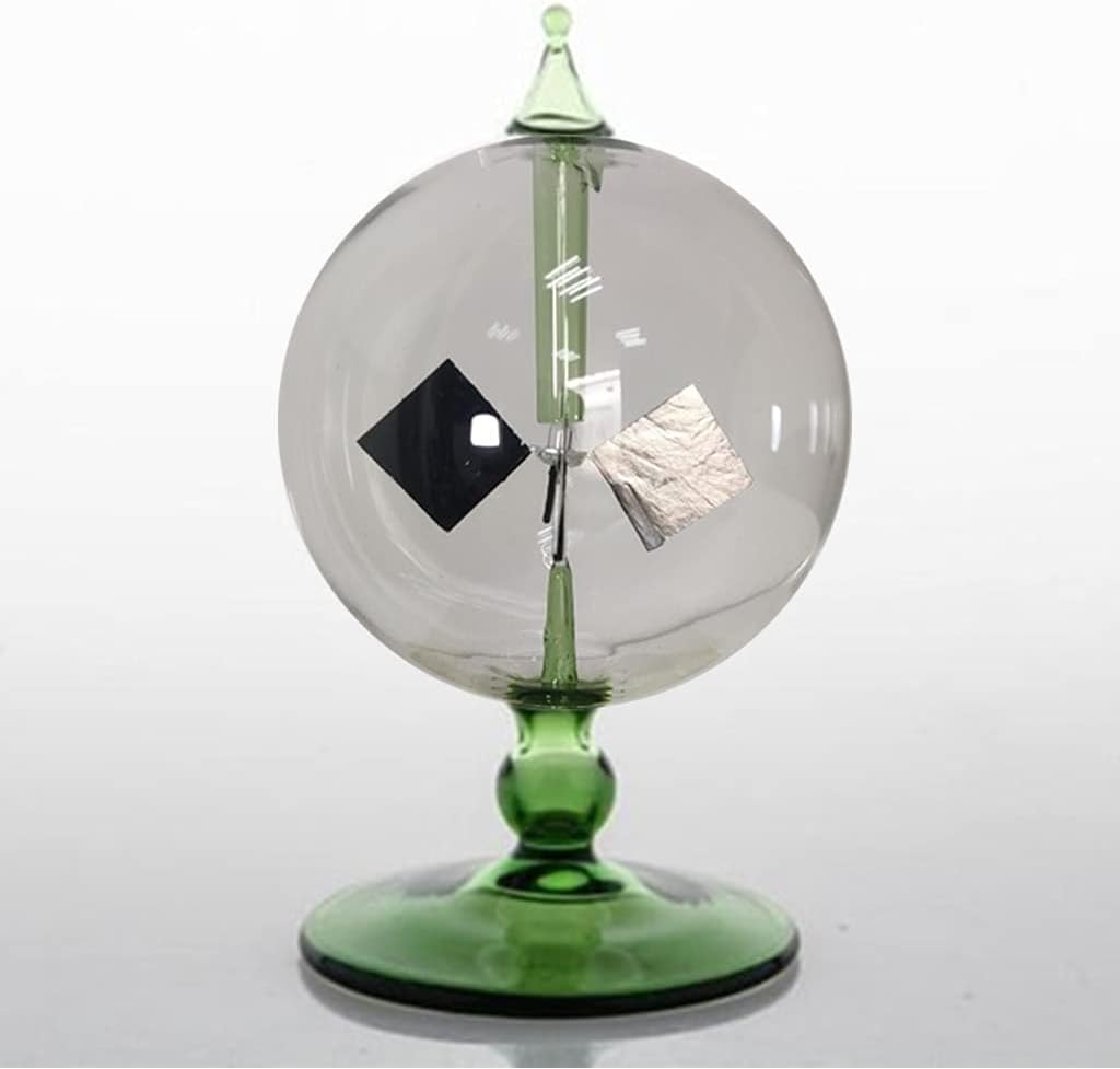 Green Solar Power Radiometer Crookes Solar Energy Vanes Windmill Present Home Desk Decoration