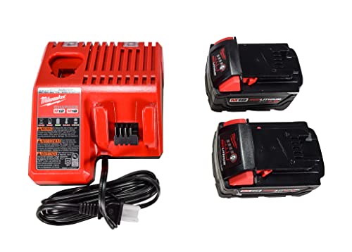 Milwaukee 3697-22 18V Lithium-Ion Brushless Cordless Hammer Drill And Impact Driver Combo Kit (2-Tool) With (2) 5.0Ah Batteries, Charger & Tool Case #TOP7